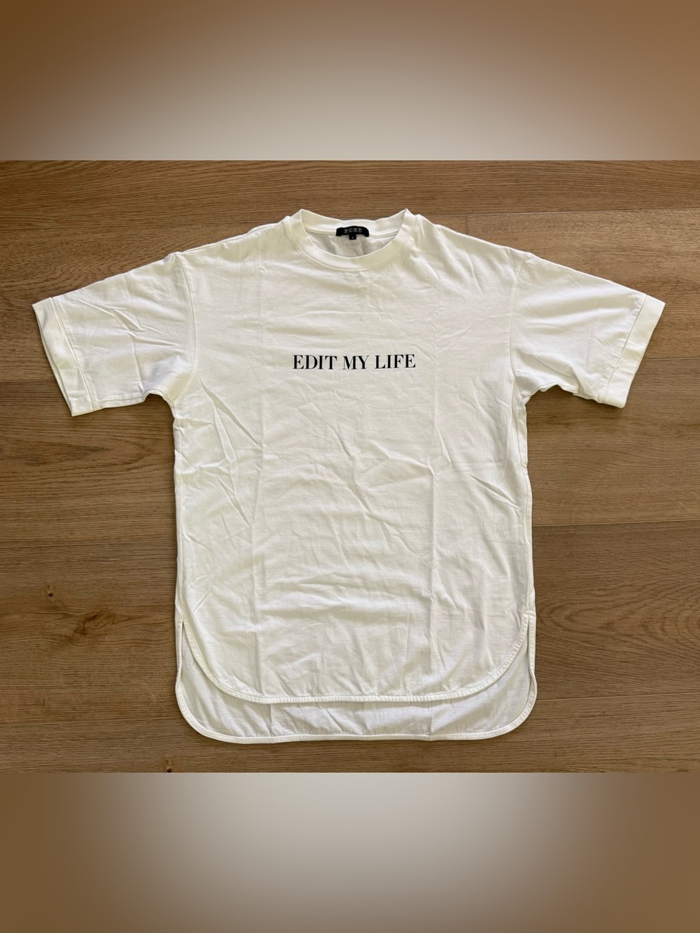 PLST Edit My Life Graphic Tee White Small Japanese Brand
